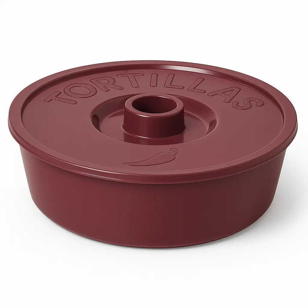 Fiesta Plastic Tortilla Warmer, 8.4-Inch, Microwave and Dishwasher Safe