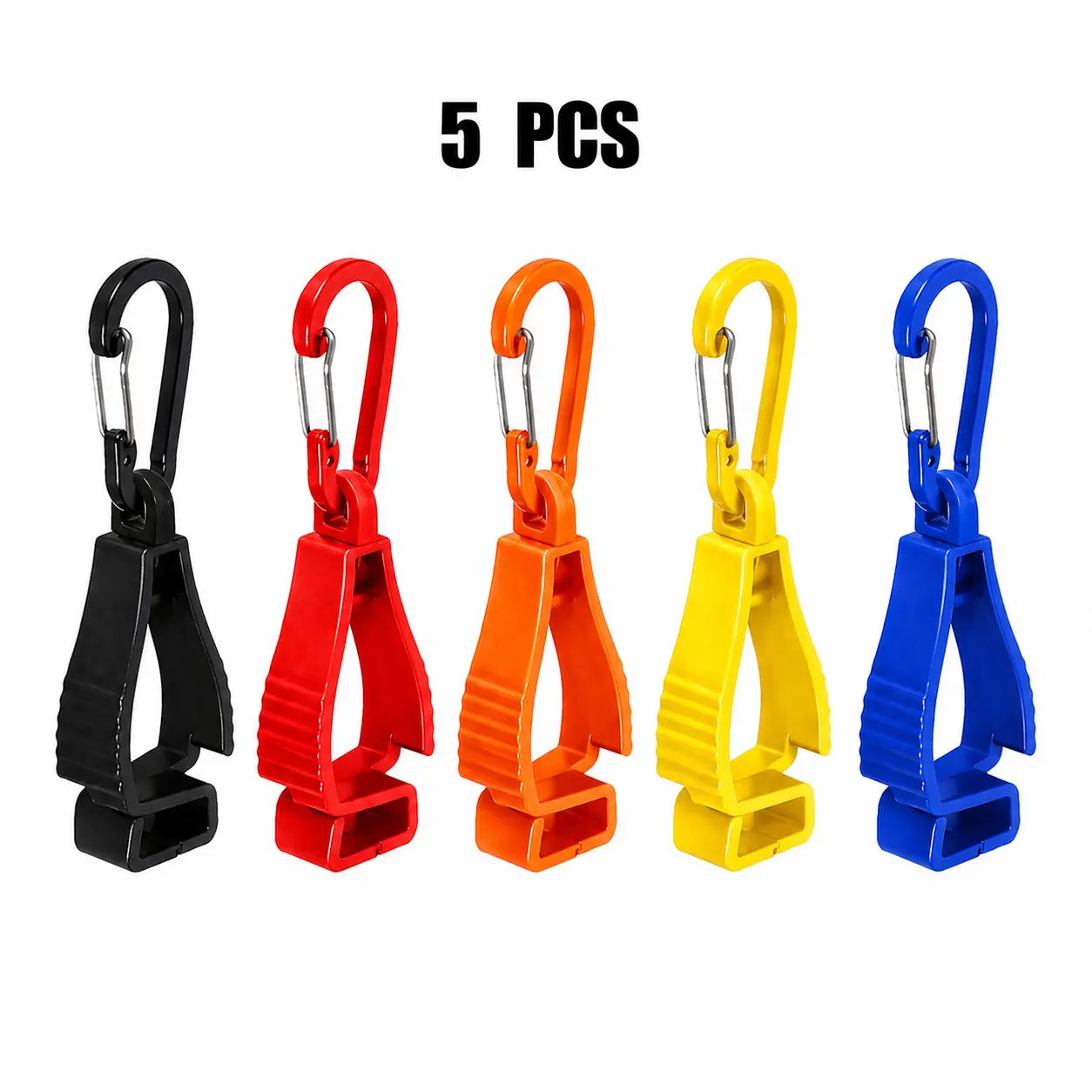 5 PACK Glove Clips for Work Glove Holder Grabber Safety Clips for Construction and other Work Accessories