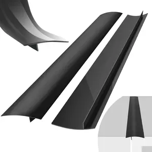 Premium 2 Pack Silicone Stove Gap Covers, Heat Resistant Oven Gap Filler Seals Gaps Between Stovetop and Counter Easy to Clean - 25 Inches