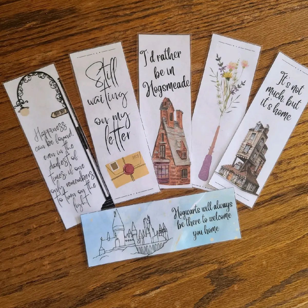 Potter themed Bookmark Bundle
