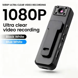 1080P Full HD Video Recorder with Audio Recording, Infrared Night Vision, 32GB TF Card, Type-C Charging Cable, High-Quality Portable Camcorder for Meetings & Events