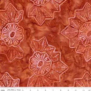 Fabric Riley Blake Red Fox Kalinda Expressions Batiks by the Quarter Yard BT23480-239