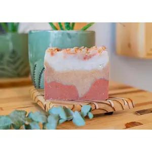 Citrus Sunrise - Detox Clay Soap - for Oily & Acne Prone Skin - Jumbo Bar