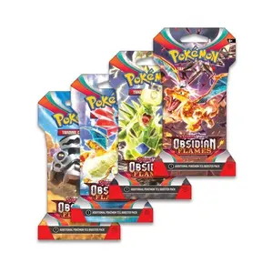 5 Pokémon Scarlet and Violet Obsidian Flames Sleeved Booster Packs