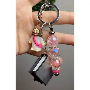 Mini Jesus Bible Keychain