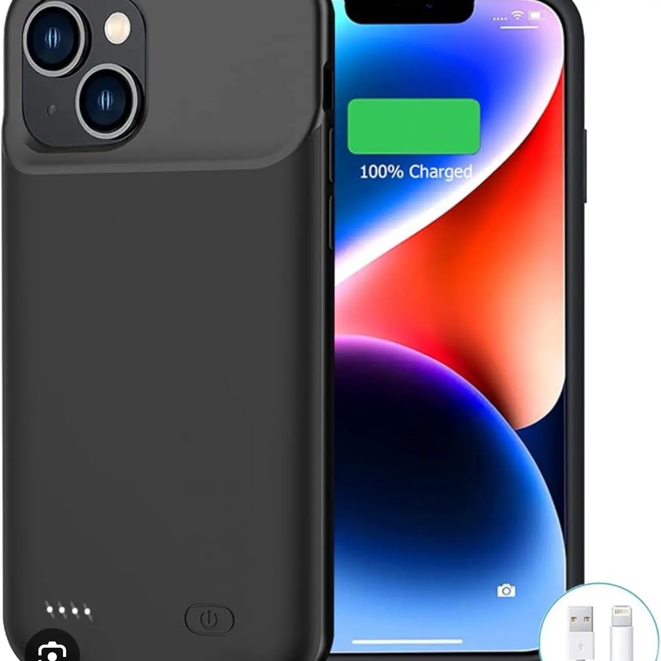 Durable iPhone 15 Plus Charging Case - High-Quality Material, Wireless Charging Compatible - Grip, Camera Cellphone Phonecase Smartphone