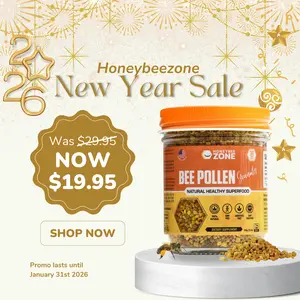 Honeybeezone Natural Bee Pollen Granules – 100% Raw, Non-GMO, Gluten-Free Superfood (5.2 oz)