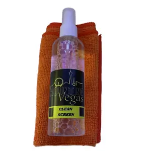 Mouning Vegas TV Screen Cleaning Kit with Microfiber Cloth and Eco-Friendly Solution in a Handy Spray Bottle for Easy and Effective Cleaning