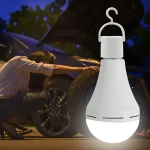 12W 4Pcs Emergency Cold White Light Bulbs E27 Rechargeable LED Smart Light Energy Saving Lamps Lighting During Power Outages