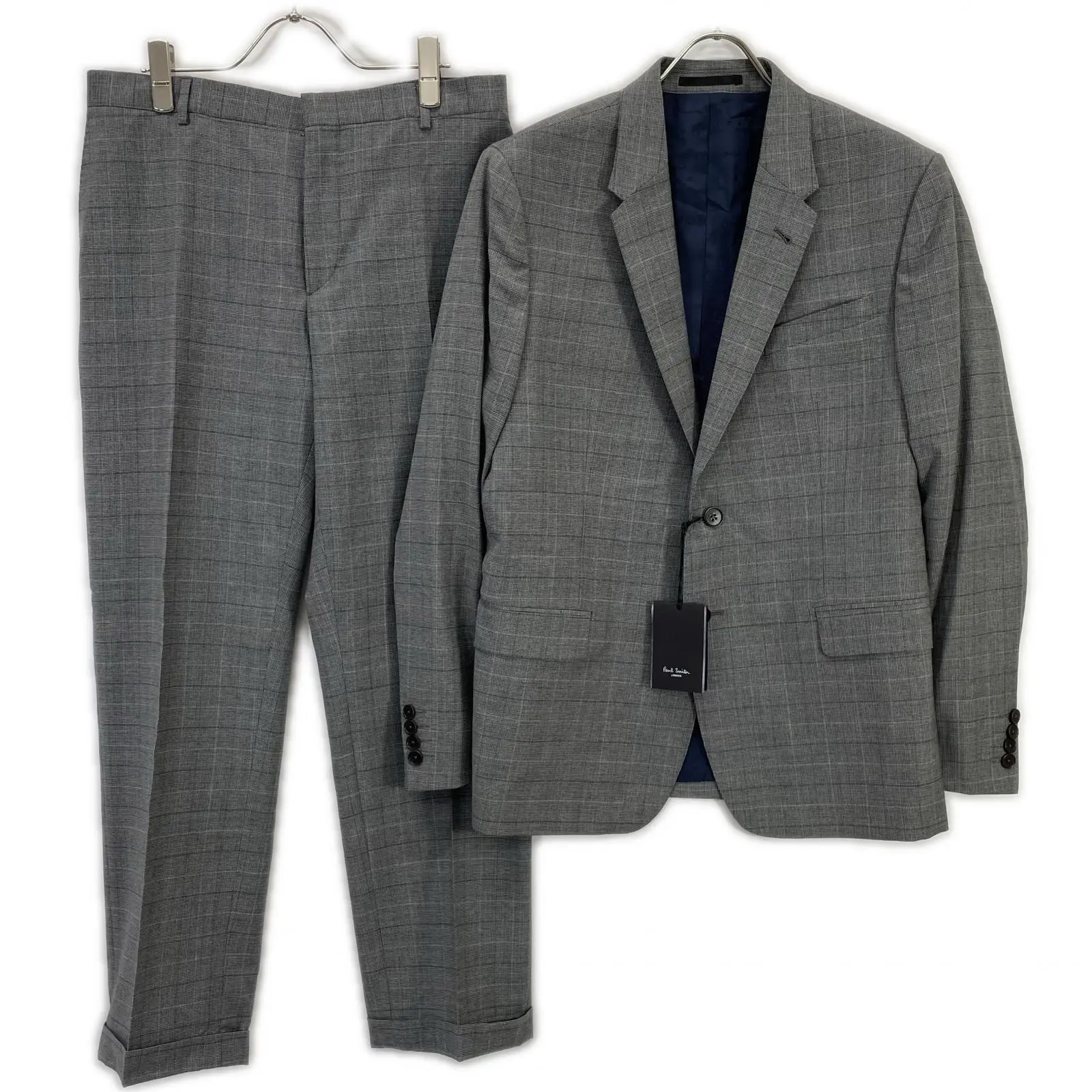 Pre-owned Paul Smith Wool Small Leather Goods Suit Set