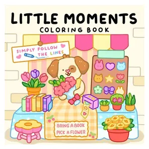 Mother Day Gift Color By Line Coloring Book for Adults & Teens with Vibrant Outlines for Calm and Cozy Days