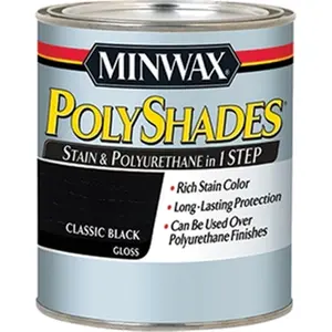Minwax 61495 1 qt. Gloss Classic Black 495 Polyshades