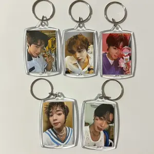 K-Pop Concert Member Ji - Hoon Fanmade Merch Photo Deco Accessory Acessories Acrylic Keychain Charm Keyring Bias