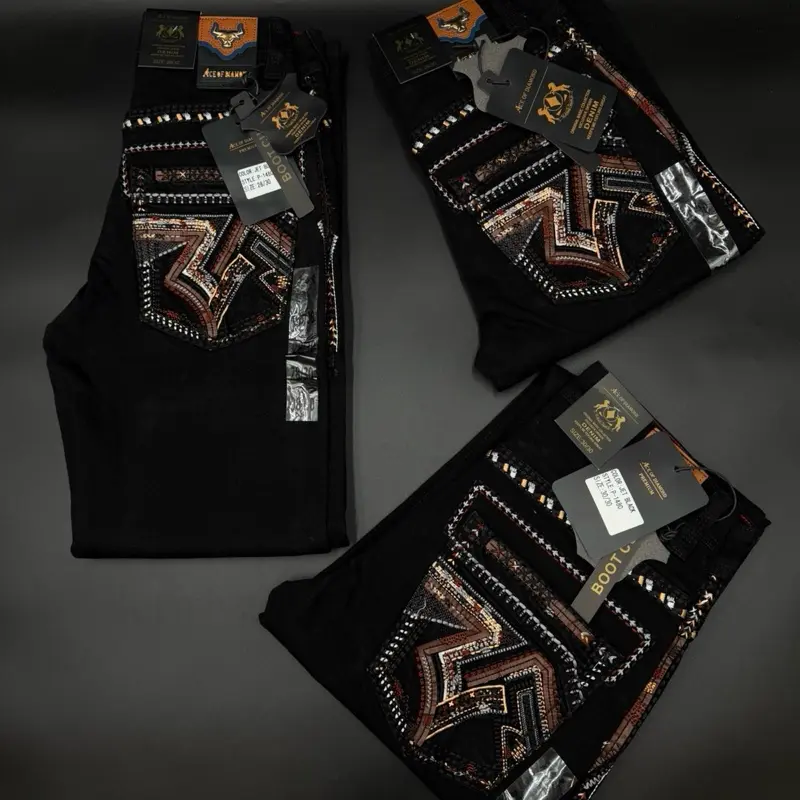 Men's Premium Boot Cut Denim Jeans - Pantalon Vaquero para hombre