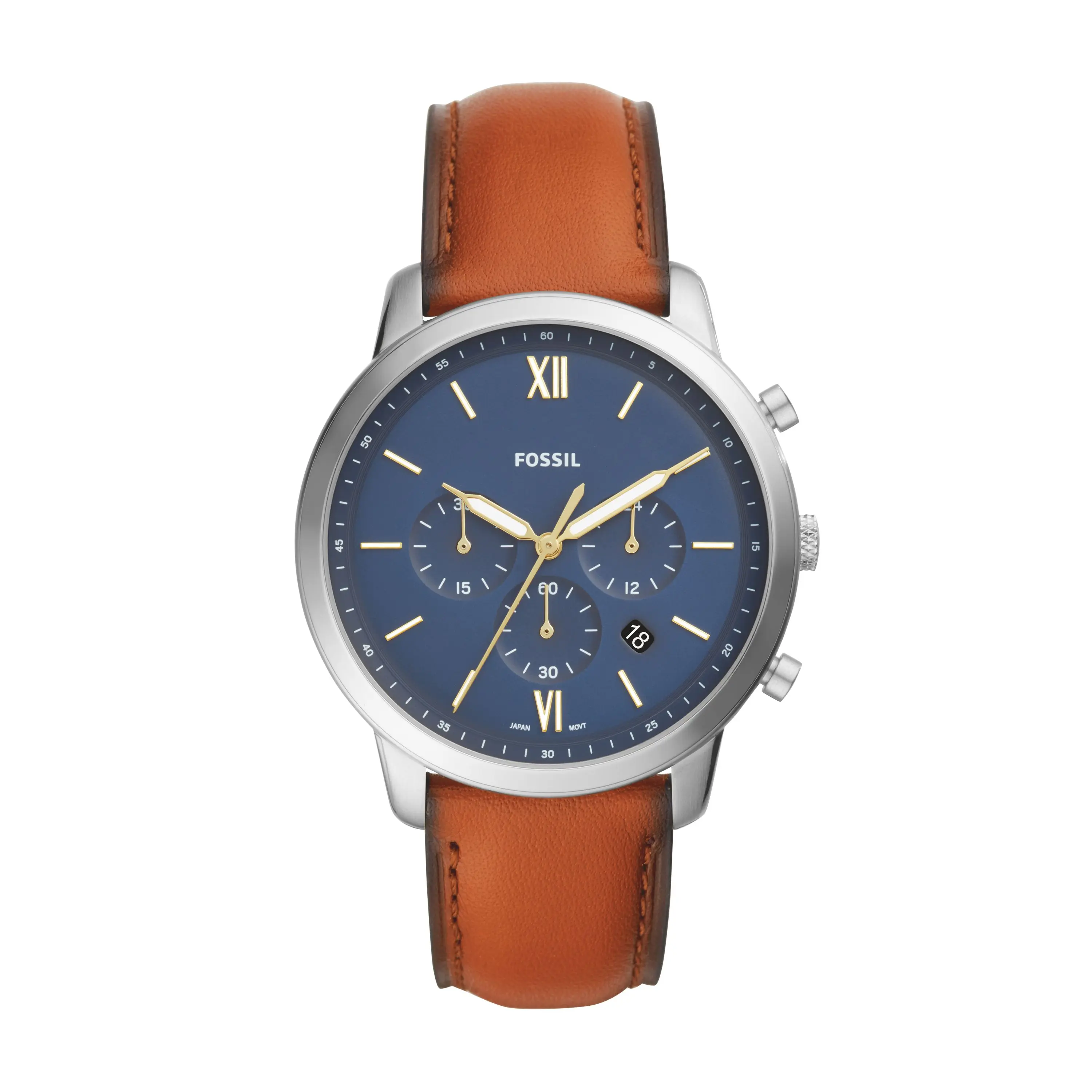 Fossil Neutra 44mm Chrono Men's Chronograph, Stainless Steel Watch