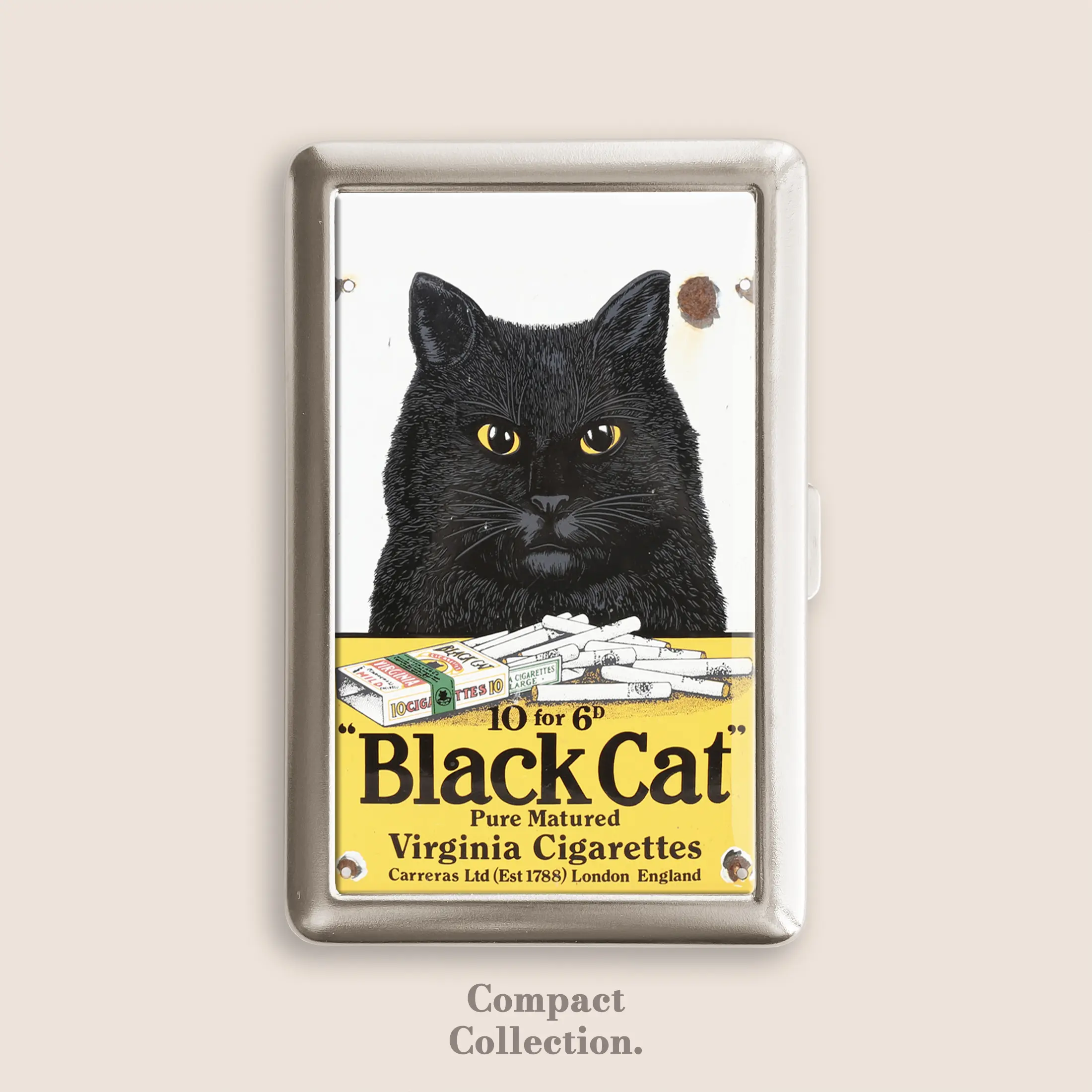 black cat smoking cigarette