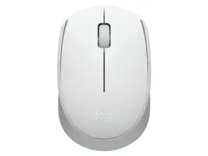Logitech M170 Wireless Mouse for PC, Mac, Laptop, 2.4 GHz with USB Mini Receiver, Optical Tracking, 12-Months Battery Life, Ambidextrous - Off White