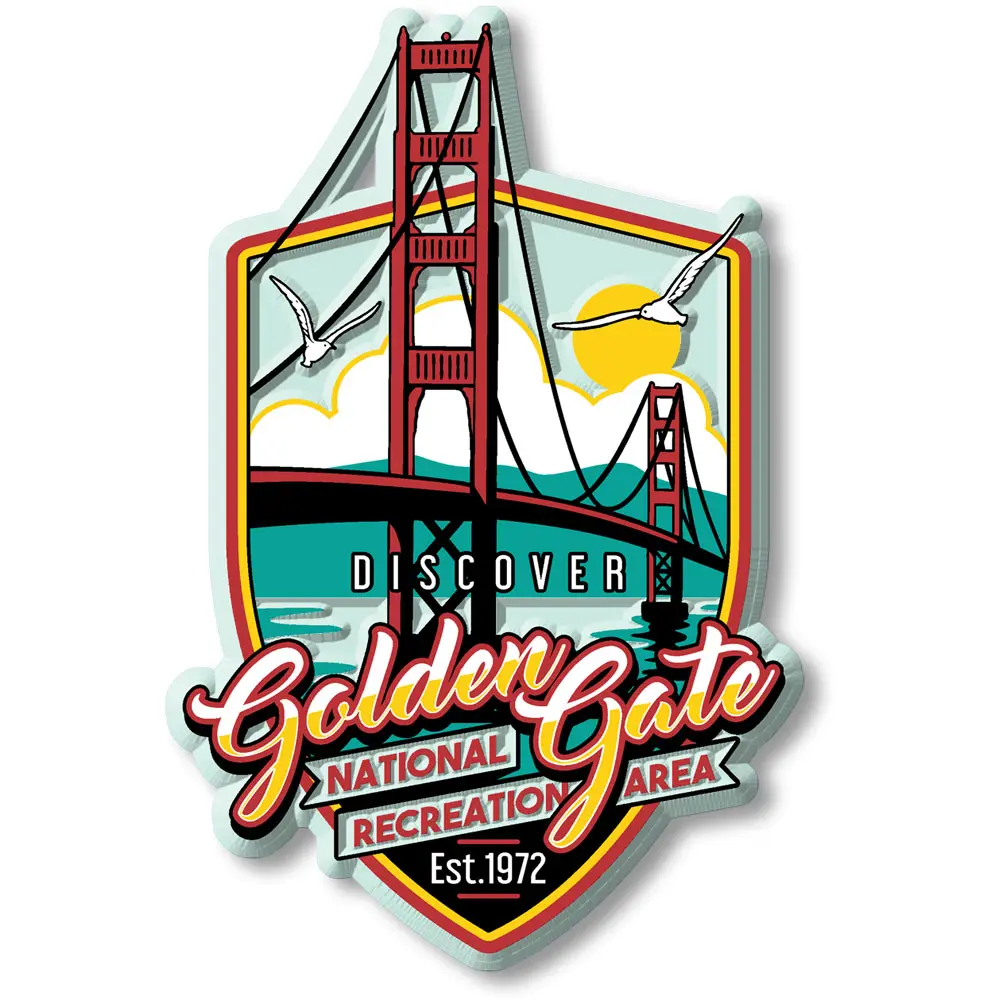 Golden Gate NRA Magnet by Classic Magnets