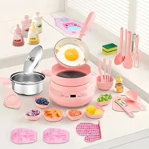 36 Piece Kids Cooking Set Mini Kitchen Toy Educational Fun Gift for Boys Girls Real Play