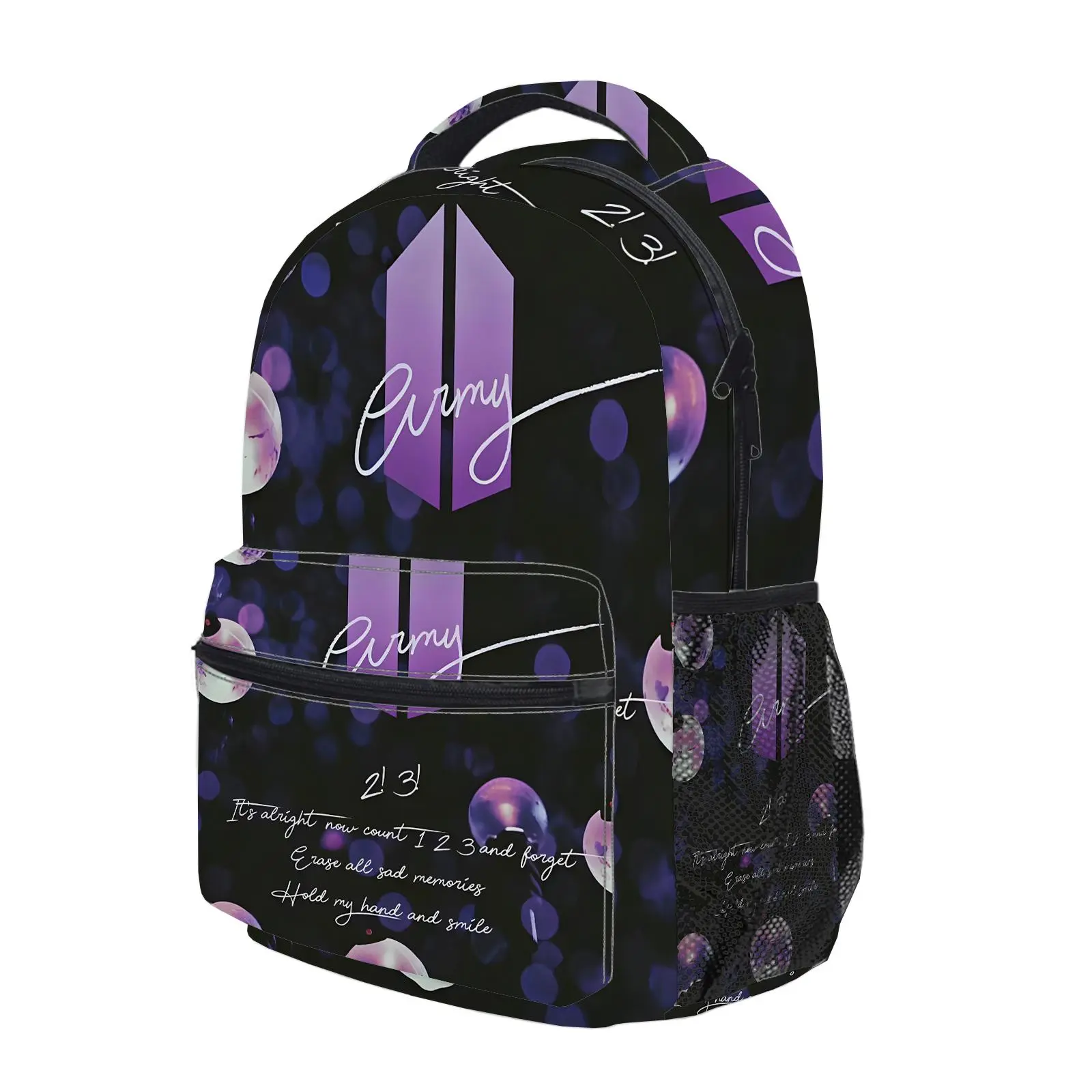 Y2K Fashion School Backpack for Teen Girls, Cute Cartoon Aesthetic Student Bookbag with Padded Shoulder Straps, Large Capacity Casual Daypack and Travel Bag for Kids L-533