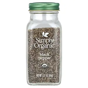 Simply Organic Black Pepper, 2.31 oz (65 g)