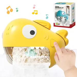 Children's Shark Bubble Baby Bathroom Bath Machine Shower Children's Water Bubble Bath Bubble Machine Toy Girls and Boys