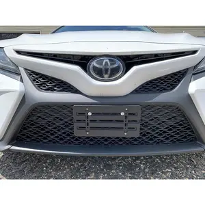 Front Bumper License Plate Bracket for Toyota Camry Camry Hybrid 2018-2026, Plate Holder Set w Unique Screw Bolts & Wrench Kit, License Tag Mounting Kit, Quality Plate Holders, Car Accessories