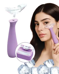 SkinCooling Massager for Puffiness, Dark Circles & Pore Tightening – Reusable Ice Roller for Face, Neck & Body Skincare