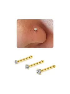 Simple Style Nose Studs, Stainless Steel Nose Piercing Jewelry, Body Jewelry, Nose Ring Jewelry for Women & Men, Classic Fashion Accessories for Daily Wear