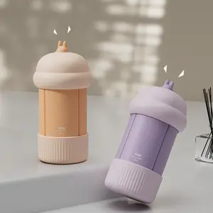 Four-in-one travel bottled silicone cosmetic shampoo lotion shower gel bottle set is easy to carry when going out Storage Bottles