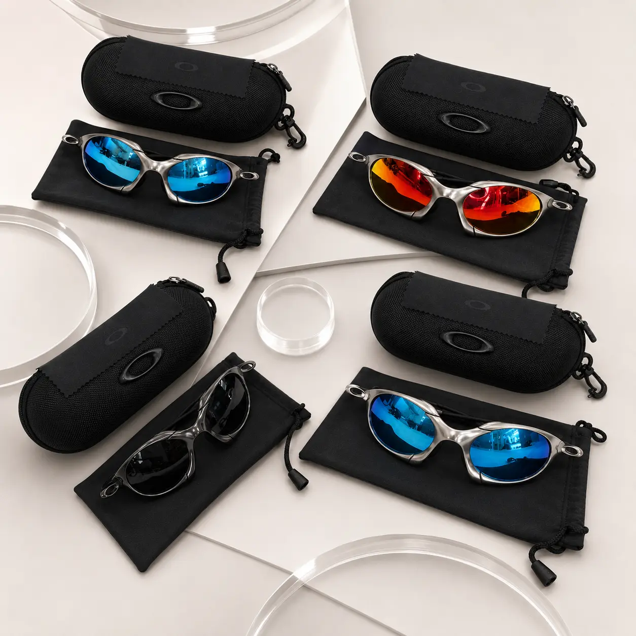 Retro X-Metal Style Sunglasses – Mirrored Wraparound Sport Shades, Y2K Outdoor Eyewear for Men & Women