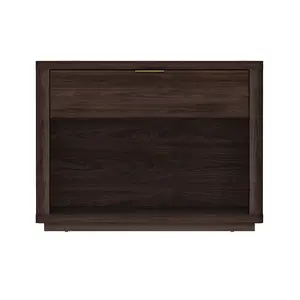 Evelyn 32' Nightstand in Brown (1-Drawer)