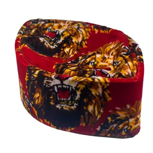 Red Isi Agu Lion Original Oga Faaji Crown - Isi Agu Red Design