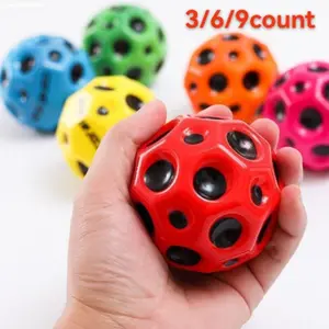 3-9 Space Ball-Super Elastic Space Ball-Large Elastic Ball for Sports Training and Sensory Games-Large Size-Extremely High Elastic Ball