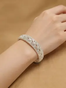 Elegant Silver Color Women's Open Cuff Bangle Bracelet, Elegant Minimalist Bangle, Butterfly Cutout Design, Lightweight Luxury Ladies' Jewelry, Casual Style, All Seasons, Elegant Accessory