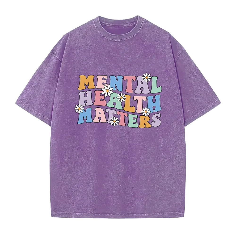 Mental Health Matters T-Shirt, Floral Mental Awareness T-Shirt, Therapist T-Shirt, ADHD T-Shirt, Autism T-Shirt, Mental Health T-Shirt