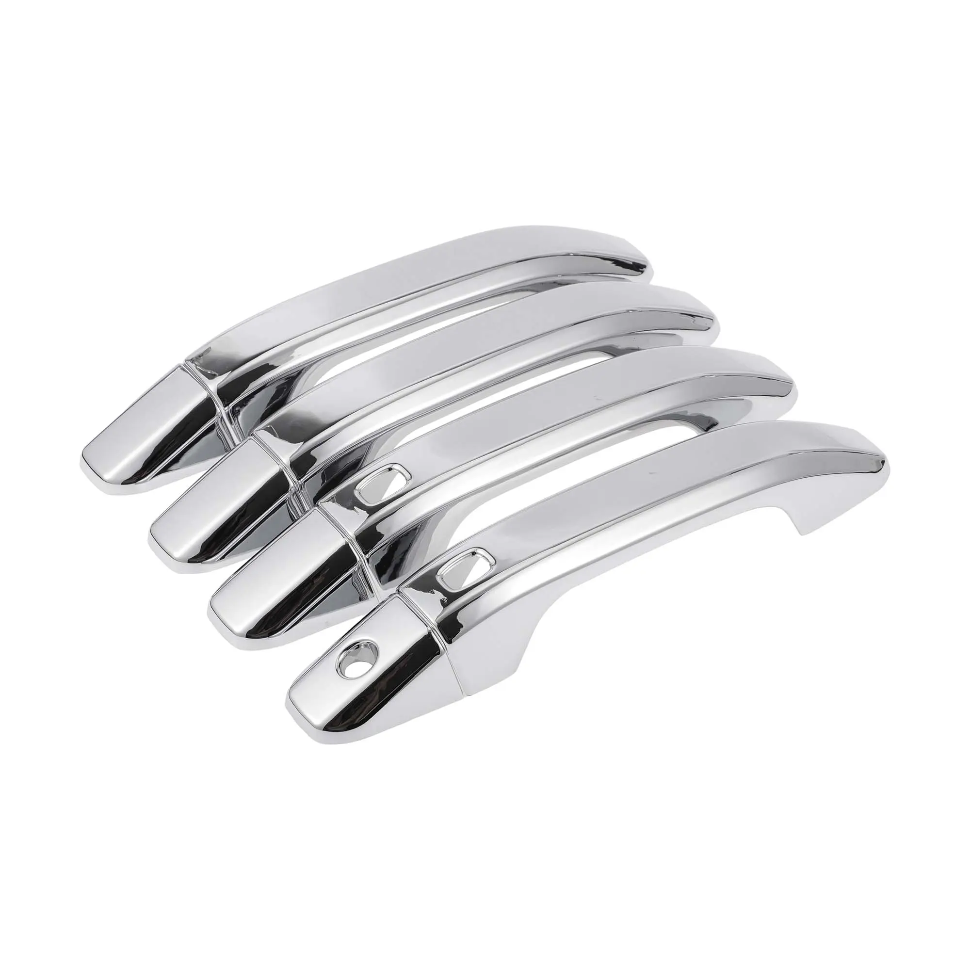 4pcs Exterior Door Handle Cover Car Door Handle Protector for Chevrolet Silverado 1500 2014-2024 Car Door Handle Protector with 2 Keypad ABS