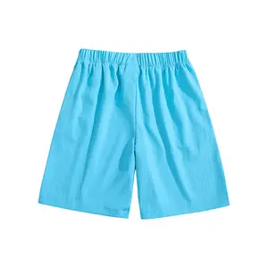 Men's Summer Athletic Wear Shorts - Casual Plain Menswear with Elastane Elastic Waistband, Drawstring, Lightweight Breathable Relaxed Fit White Bottoms for Tropical Use