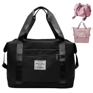 Oversized Travel Duffel Bag, Backpack, Expandable Foldable Carry-On Luggage for Trip or Hospitalization, Waterproof Large-capacity Bag Multi-Functional Carry, Diaper Bag