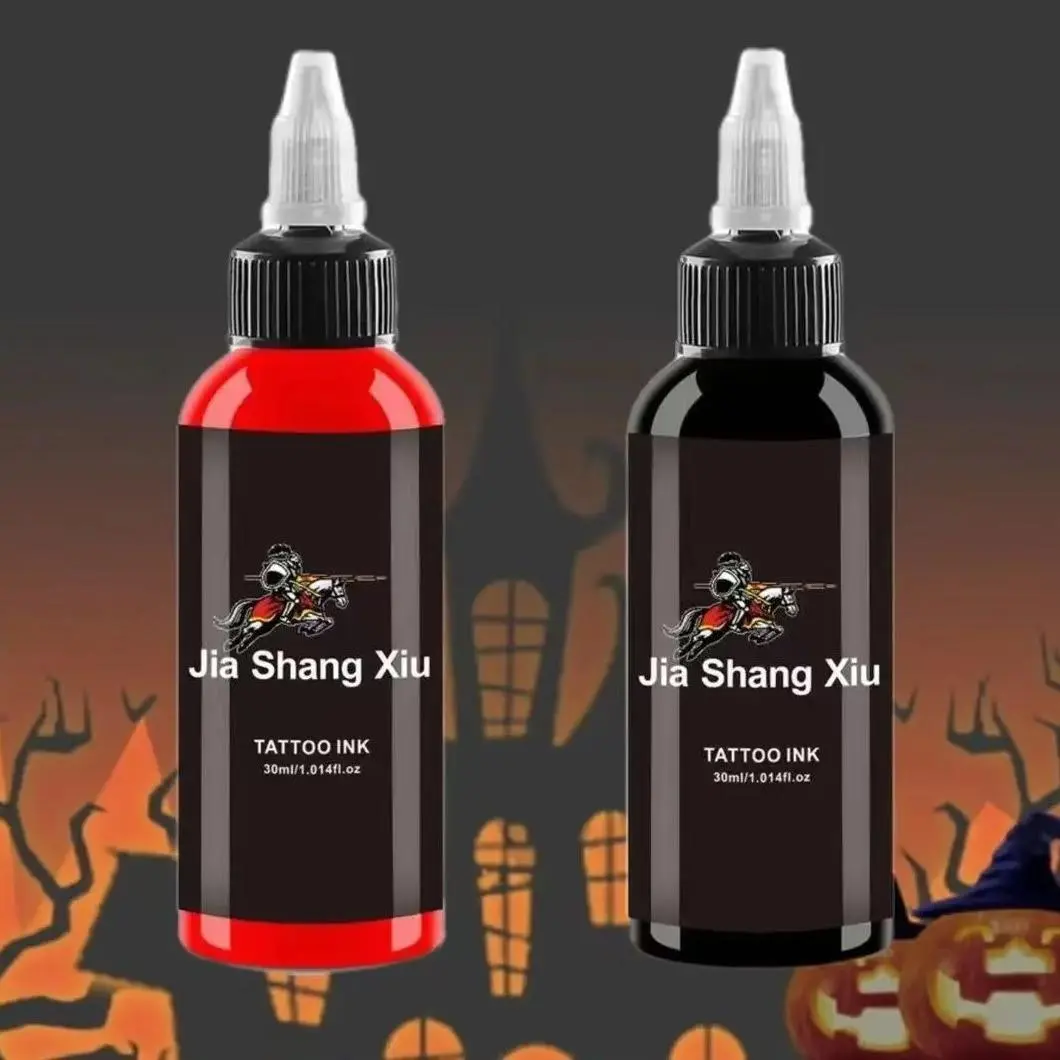 Tattoo Ink, 2 Counts Long Lasting Tattoo Pigment, Tattoo Painting Tattoo Supplies, Tattoo Supply for Body Art, Tattoo Inks Set
