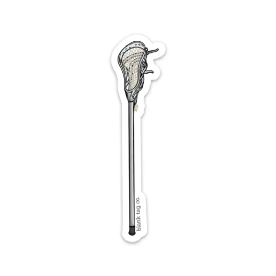Blank Tag Co.® Waterproof Sticker - Lacrosse Stick