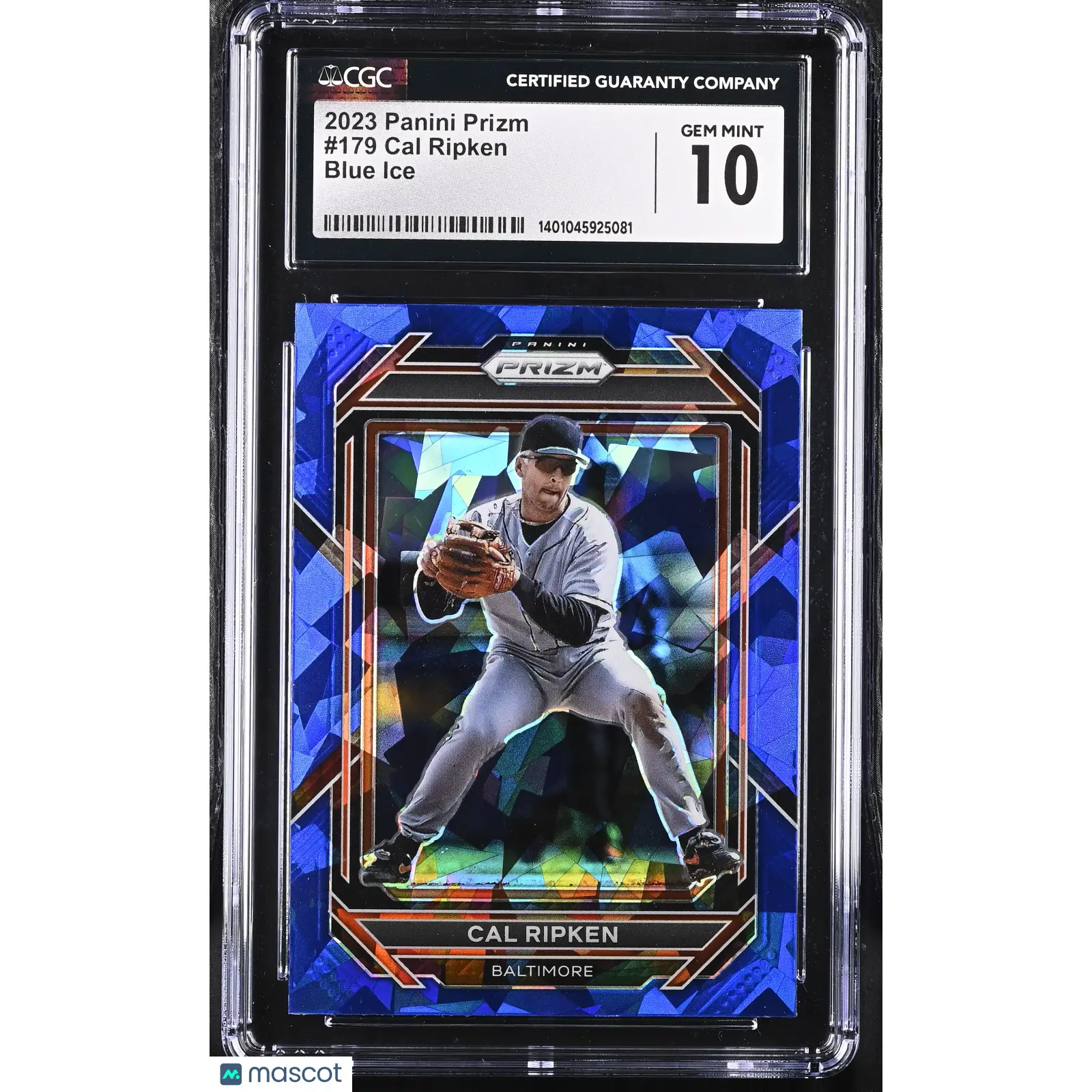 Cal Ripken CGC 2023 Prizm #179 Blue Ice Baseball 10
