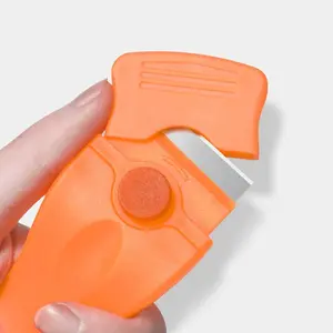 Portable Multifunctional Cleaning Scraper, 1 Count Household Cleaning Scraper with Plastic Blade, Cleaning Tool for Home Kitchen, Bathroom, Kitchen Counter, Doors