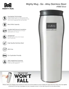 Mighty Mug - Go - Alloy Stainless Steel (Customily Test)