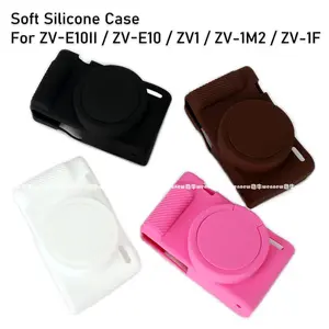 Silicone Armor Skin Case Camera Bag Body Cover Protective Casing For SONY ZV-E10 Mark II  ZV-1 ZV-1F ZV-E10II ZVE10 ZV1 ZV1M2