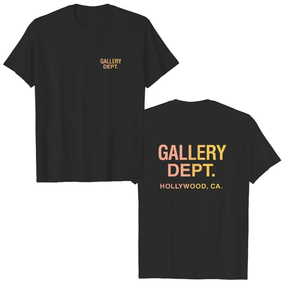 G.D Double Sided Minimalist Typography T Shirt Unisex Streetwear Tee Small Front Print Large Back Graphic