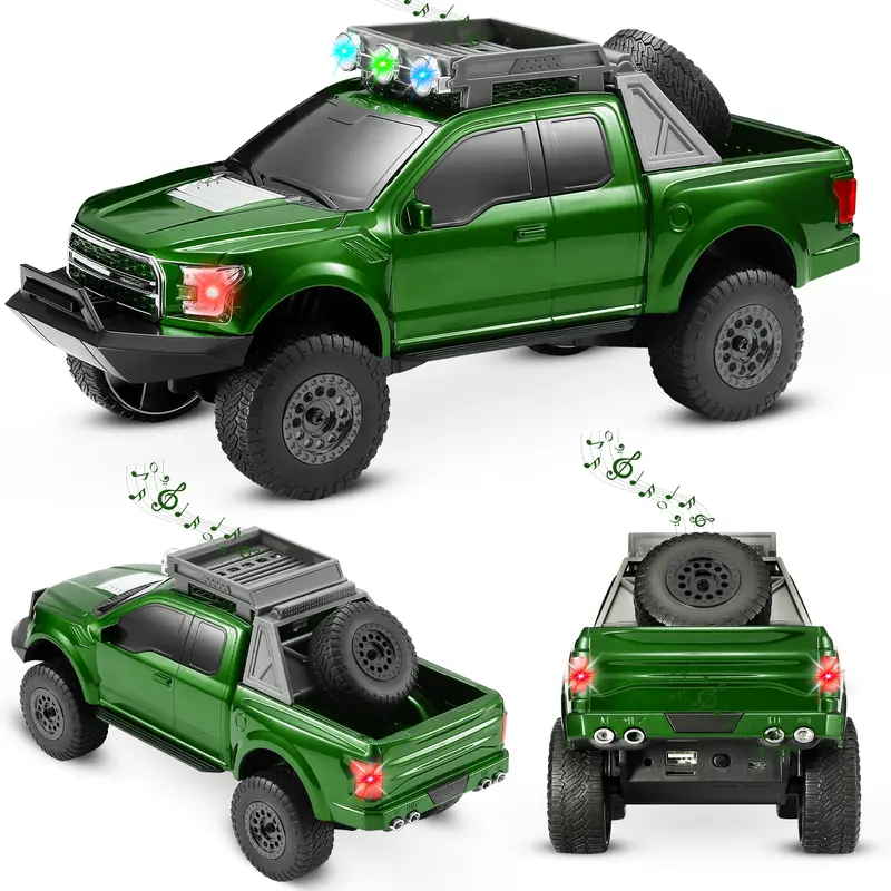 Fuzix WS-589 Pickup Truck Model Bluetooth Speaker with USB Micro SD AUX FM Radio TWS Pairing for Indoor Outdoor Party Birthday Gift Cybertruck Car-Inspired Design High-Quality Sound Portable Power, Audio, Rechargeable