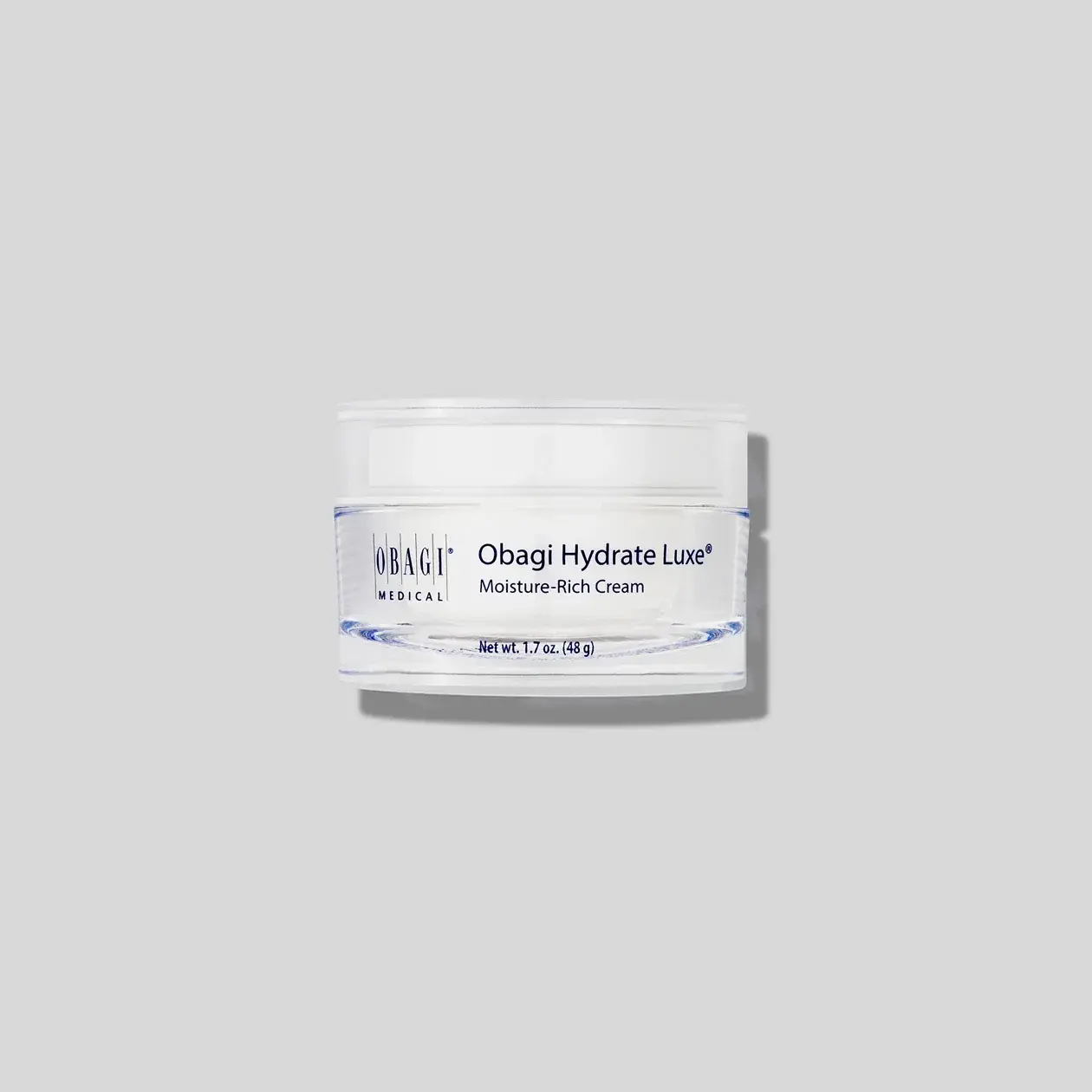 Obagi Hydrate Luxe Moisturizer - 48g Intensive Rich Cream with Shea & Biomimetic Peptides, 24-Month Shelf Life, Daily Gentle Facial Moisture for Adult Sensitive Skin Repair, Anti-Aging, Boosts Radiant Skin, All Skin Types