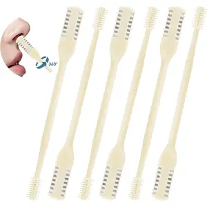 2025,12/6-piece nose hair care tool set, 2-in-1 nose hair shaver, upgraded double-sided nose hair shaver, 360-degree nose hair removal tool, shaves while cleaning the eardrum, unisex