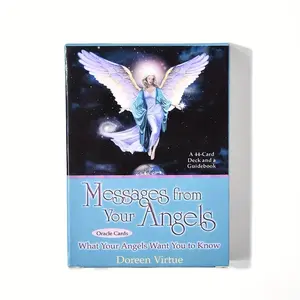 Angel Message Tarot Card Game, 1 Set Portable Tarot Card Game, Intelligence Multiplayer Game Card, Party Card Game Toy, Tarot Card Decks
